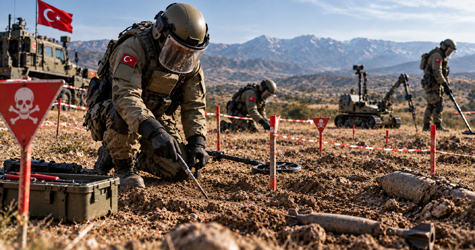 Manuel mayın ve UXO temizliği